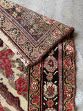 Good condition antique Persian Bakhtiari runner with strong wool pile and rich luster.