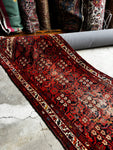 Warm color palette on a durable 1920s Malayer runner.