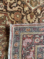 Back of the rug displaying the tight weave and craftsmanship of Haji Jalili.