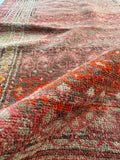 3x8 Heavily Abrashed Vintage Persian Runner #4457