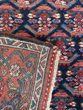 Underside view of weave texture.