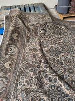 High-quality wool weave with subtle color shifts.