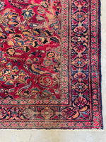 5’ x 6’8 Antique Persian Lilihan Rug #2530 / Small Vintage Rug
