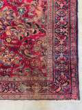 5’ x 6’8 Antique Persian Lilihan Rug #2530 / Small Vintage Rug