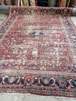 9x12 Antique Persian Mahal Rug #2852C