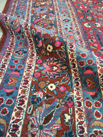 12x16 Antique Debir Rug /  Large Antique Rug (#1377ML) - Blue Parakeet Rugs