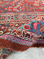 12x16 Antique Debir Rug /  Large Antique Rug (#1377ML) - Blue Parakeet Rugs