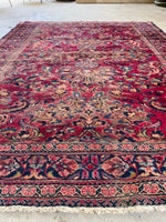 5’ x 6’8 Antique Persian Lilihan Rug #2530 / Small Vintage Rug