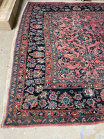 9' x 12'5 Antique Rose Pink Persian Rug #3031ML