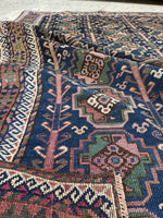 4'6 x 6'7 Antique Persian Baluch Rug #2845