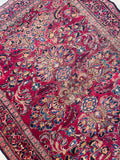 5’ x 6’8 Antique Persian Lilihan Rug #2530 / Small Vintage Rug