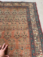 4x7 Antique Persian Rug #2990
