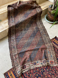 3’ x 5’8 Antique Love Worn Baluch Rug #2648