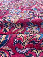 5’ x 6’8 Antique Persian Lilihan Rug #2530 / Small Vintage Rug