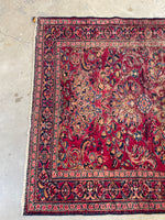 5’ x 6’8 Antique Persian Lilihan Rug #2530 / Small Vintage Rug