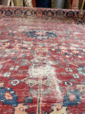 9x12 Antique Persian Mahal Rug #2852C