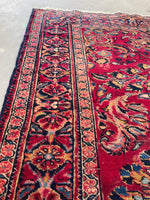 5’ x 6’8 Antique Persian Lilihan Rug #2530 / Small Vintage Rug