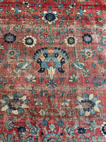 14’ x 16’3 Antique Persian Oversize Rug #1269ML / 14x16 vintage Rug - Blue Parakeet Rugs
