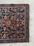 Rare skinny antique Persian runner ideal for hallway or narrow spaces.