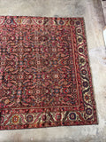 1880s Caucasus Karabagh rug end