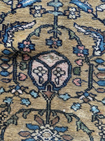 antique Persian wool square rug