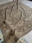 Antique 1920s Persian Bibikabad rug with all-over floral design.