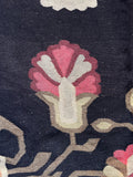 6x9 Antique Flat Weave Floral Kilim #3433