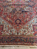 large vintage Persian area rug