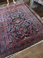 Antique Persian Lilihan Rug / 6’4 x 8’4 Rug #4289