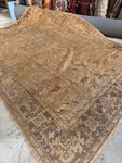 7x10 Neutral Vintage Turkish Rug  #4287