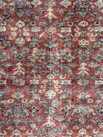 7x10 Worn Vintage Persian Rug #3408