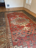 Palatial Antique Persian Serapi / 9’6 x 14’5 Serapi Rug #3844