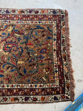 4x10 Vintage Persian Rug / 4x11 Antique Camel Runner #4204ML