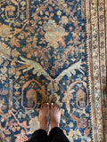 14x24 Mansion Sized Persian Rug / Antique Persian Sultanabad Mahal Rug #4181