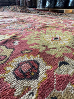 14x17 Vintage Rug / 13x16 Vintage Persian Rug / Sultanabad Mahal Rug #4212