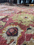 14x17 Vintage Rug / 13x16 Vintage Persian Rug / Sultanabad Mahal Rug #4212