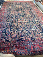 12x20 Persian Rug / Antique Persian Sarouk Rug  #3909