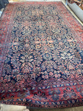 12x20 Persian Rug / Antique Persian Sarouk Rug  #3909