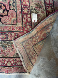 Large Square Persian Rug / 9x9 Antique Persian Lavar Rug #3591ML