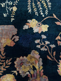 Indian antique rug with vegetable dyed wool. 