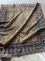 large Persian square rug