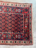 Long Persian Antique Rug Runner / 3'6 x 15'1 Antique Bidjar Runner #4422