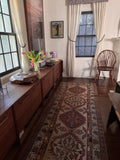 12 foot long persian vintage camel hair runner 