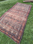 Worn Persian Rug / 6'7 X 13’3 Antique Gallery Rug #2774