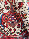 Antique wool carpet display showing exceptional high grade old world wool density.