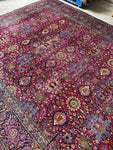 Clean, well-preserved Persian rug with minimal wear