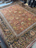 14x17 Vintage Rug / 13x16 Vintage Persian Rug / Sultanabad Mahal Rug #4212