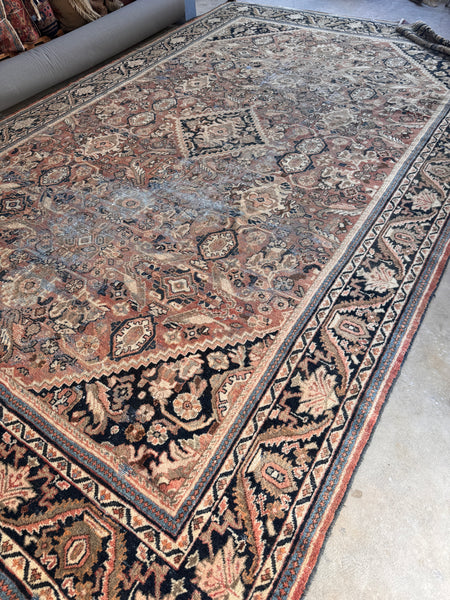 LARGE VINTAGE RUGS – Blue Parakeet Rugs