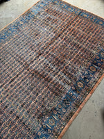 7x16 Glowing Persian Sarouk Rug #4061