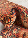 Long Skinny Vintage Persian Runner / 2'7 x 16'6 Antique Sarouk Runner #4523